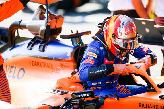 Sainz, en el pasado GP de la Toscana