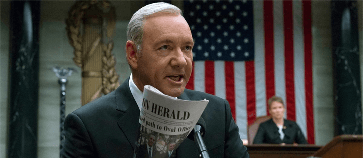 mejores villanos de netflix tv presidente frank underwood house of cards