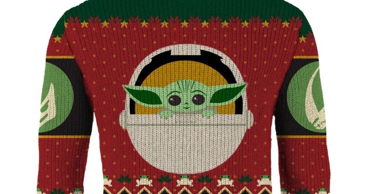 Aqui Esta El Sueter Navideno Feo De Baby Yoda Que Estabas Esperando La Neta Neta