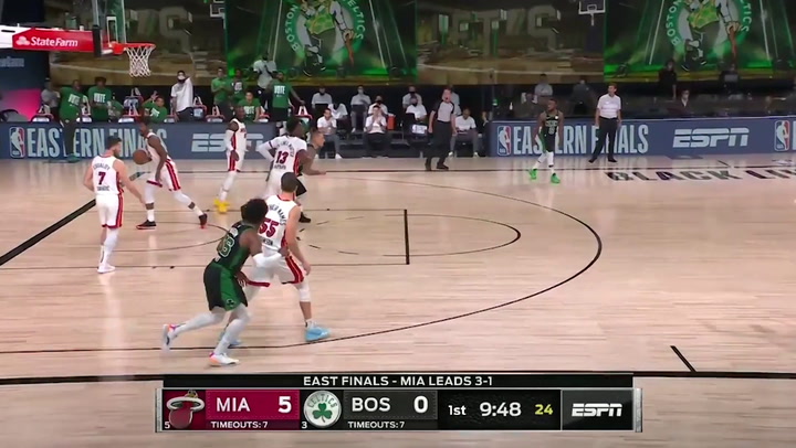 Jayson Tatum (Celtics), el más destacado de la jornada de la NBA