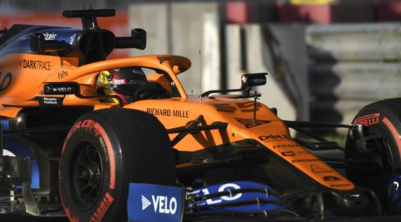 Carlos Sainz, en el GP de Ruisia de F1 2020