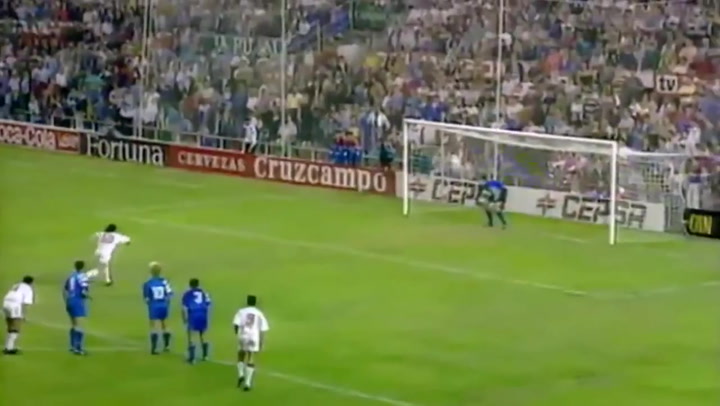 Maradona, en su época como jugador del Sevilla