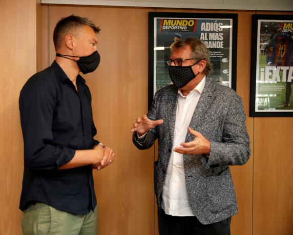 Conversando con Santi Nolla, director de Mundo Deportivo.