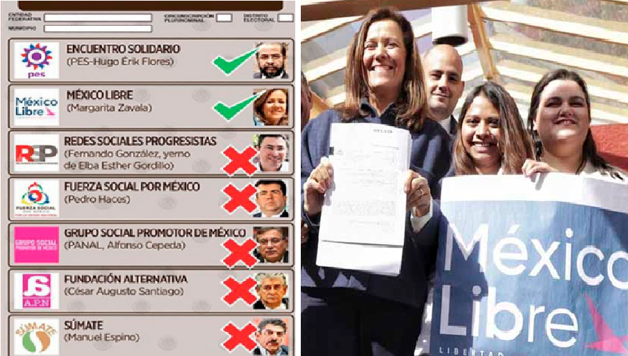 Aprueban registro de dos nuevos partidos; México Libre y PES, quedan fuera 5, no lograron firmas
