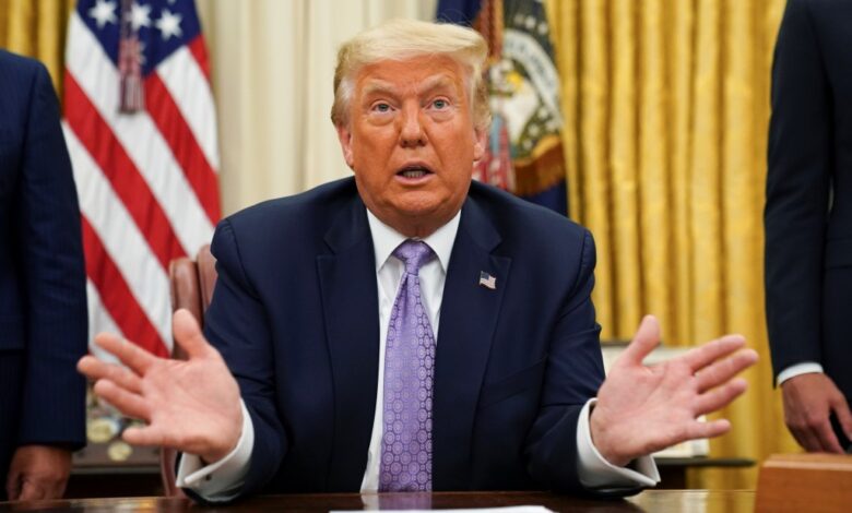 Asegura Trump que no minimizó la amenaza de la pandemia