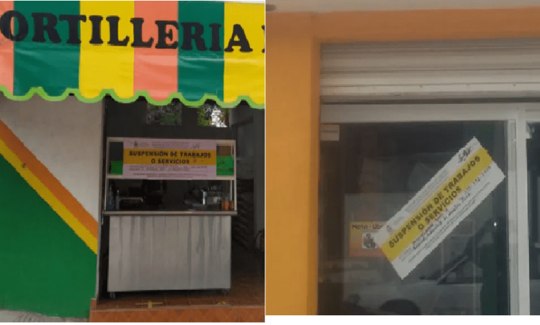 Clausuran escuela por impartir clases presenciales en Querétaro, además dos hoteles y un restaurant