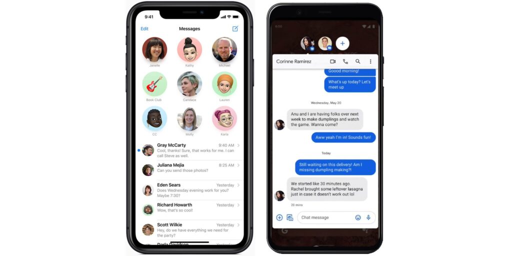 Cómo se comparan las actualizaciones de mensajería, mapas y privacidad de iOS 14 con Android 11