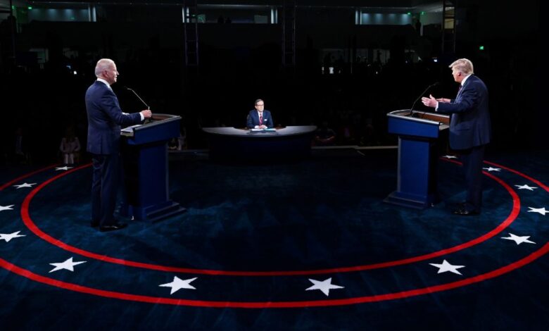 Debate presidencial EU: Trump afirma que habrá fraude; Biden aceptará resultados tras conteo total de votos