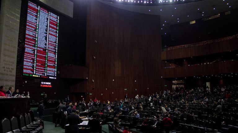 La Cámara de Diputados de México.