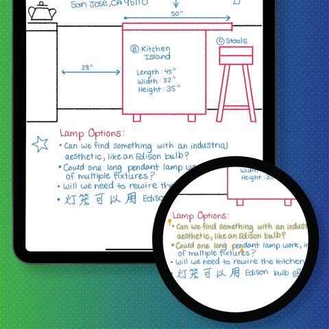 ipad lee escritura a mano