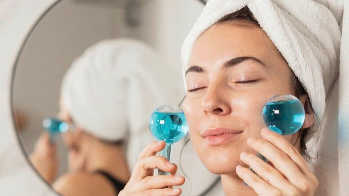 Estos globos helados te dejan la piel increíble