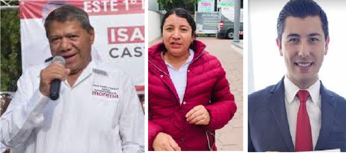 Ivonne Castro, Isaac Castro y Héctor Magaña, se disputan candidatura de MORENA a alcaldía de Tequis