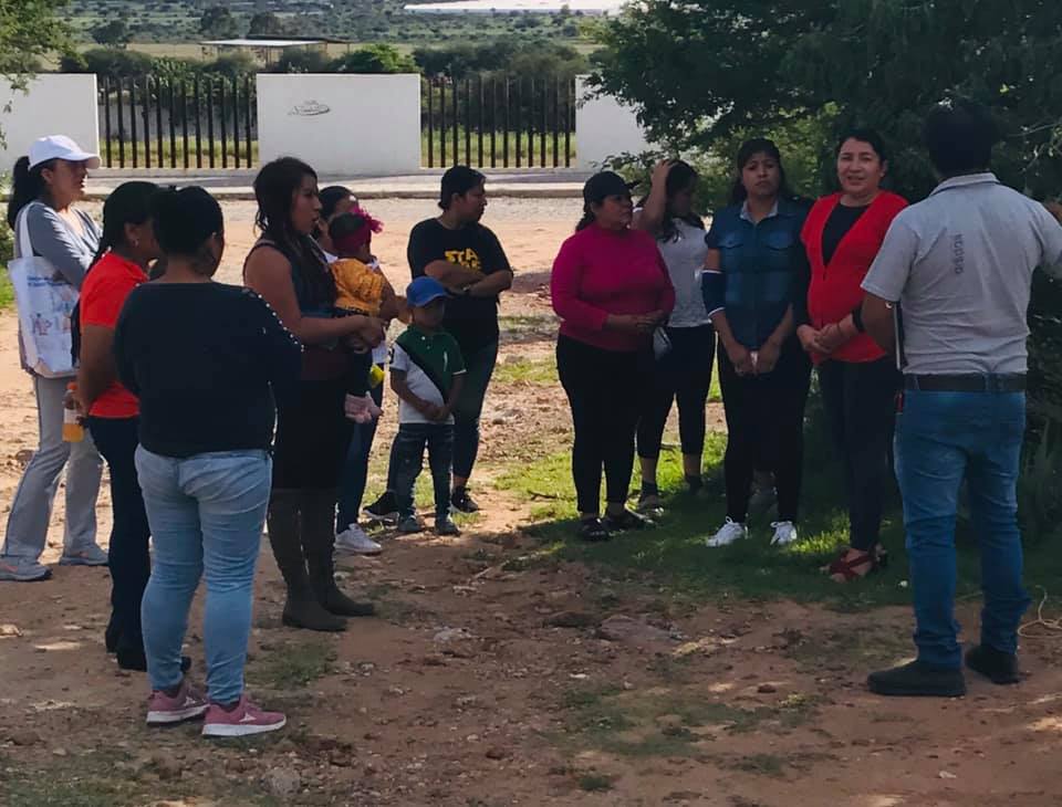 Ivonne Castro rinde 2º informe como regidora de MORENA en Tequis, visita casa por casa