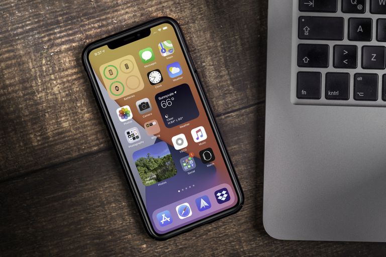 Widgets en un iPhone con ios14