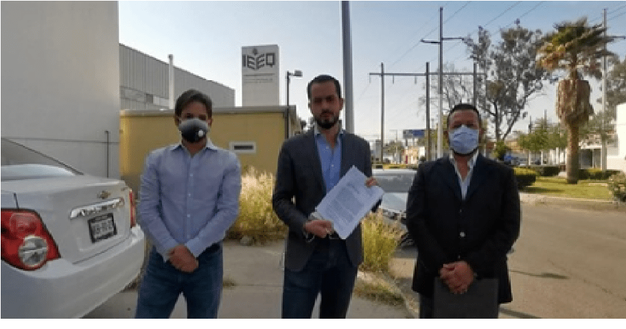 Luis Nava y el PAN; son denunciados por el PRI por actos anticipados de campaña