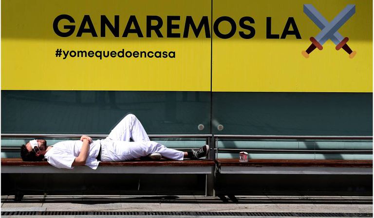 El pavellón de Ifema durante la pandemia.