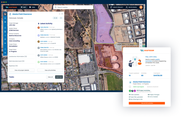 Matidor está construyendo una plataforma de colaboración de proyectos geoespaciales todo en uno