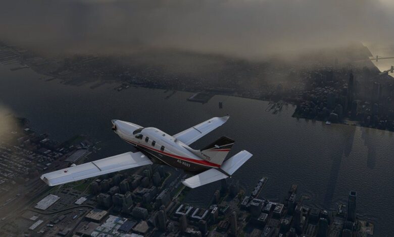 Microsoft Flight Simulator jugado por Twitch Chat es divertido