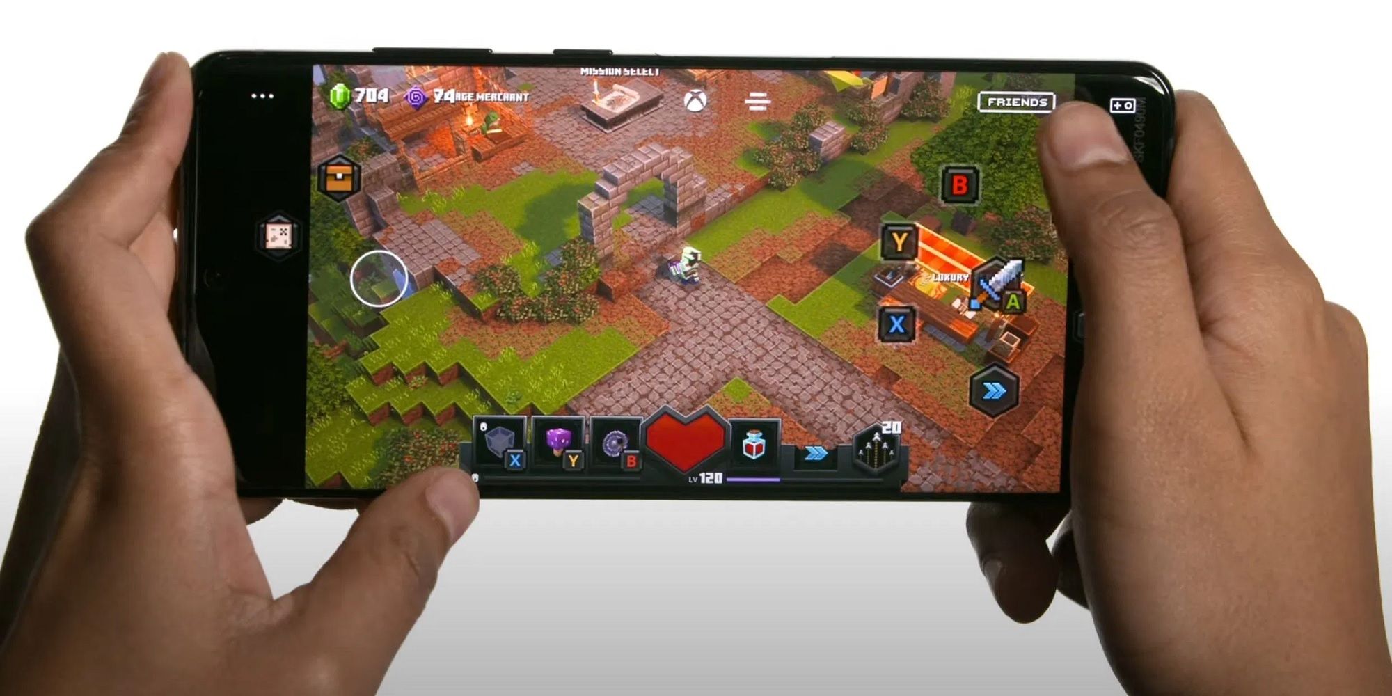 Minecraft Dungeons agrega controles táctiles para el lanzamiento de Xbox Cloud Gaming