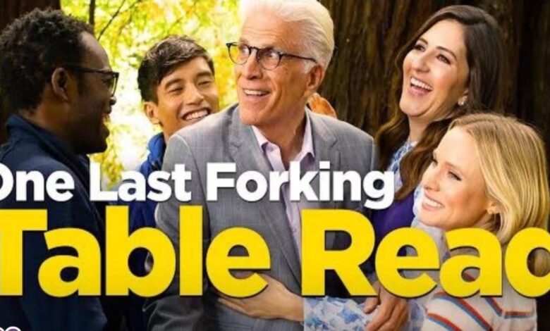 Mira la primera lectura llorosa del reparto de Good Place del final del programa