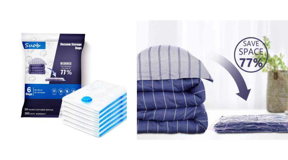 Cambio de armario: almacena la ropa al vacío con las bolsas más vendidas en Amazon y ahorra espacio