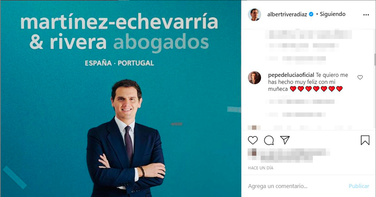 Pepe de Lucía, Albert Rivera