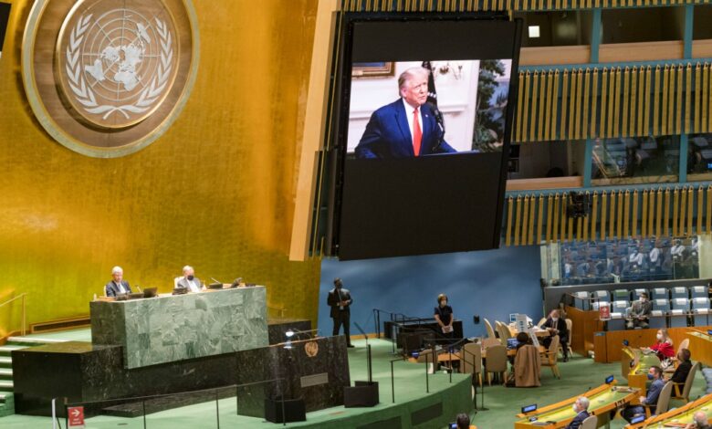 Trump exige a la ONU acciones contra China por desatar el Covid-19