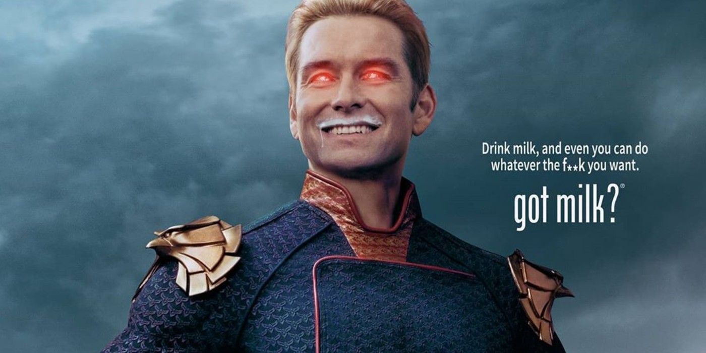 ¿El Homelander de los chicos es la nueva cara de Got Milk?  En Fan Art de Spot-On
