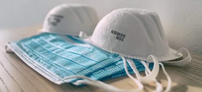 n95 y mascarillas quirúrgicas