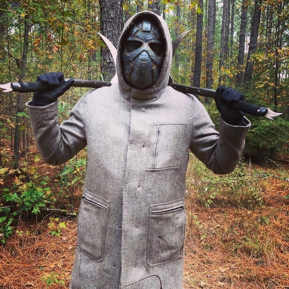 Máscara de metal The Walking Dead man