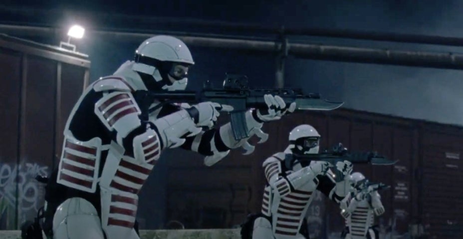 Los soldados de la Commonwealth de The Walking Dead