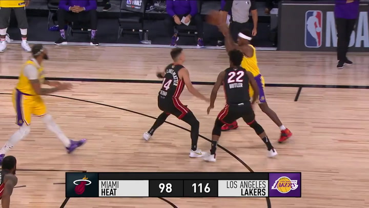 Resumen del primer partido de la final de la NBA, el 30 de septiembre de 2020