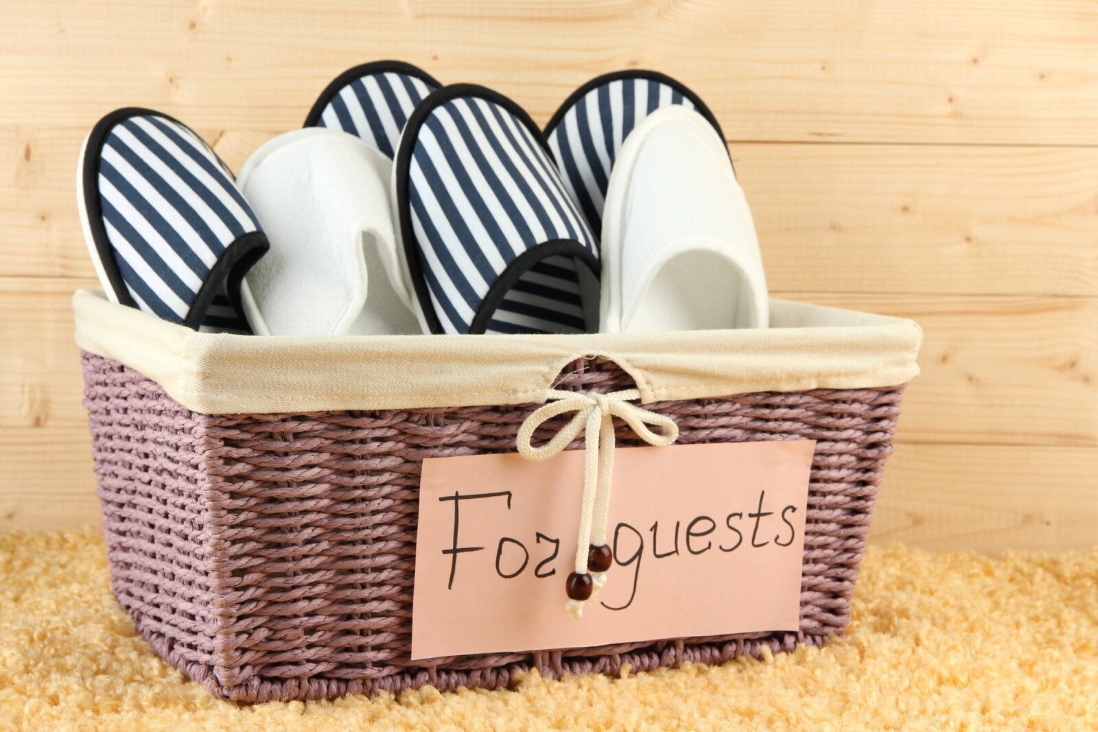 Una canasta que dice 