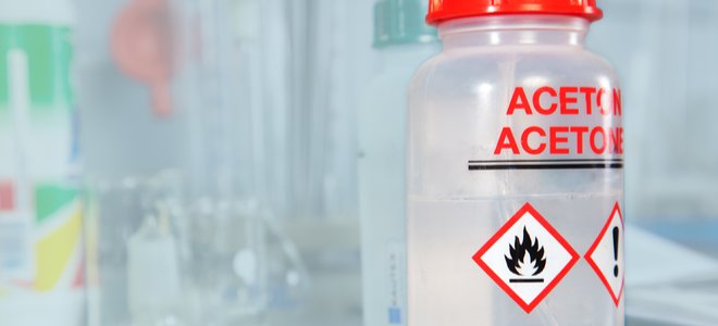 disolvente de acetona