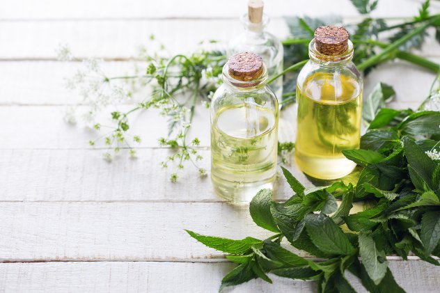 aceites esenciales y hierbas