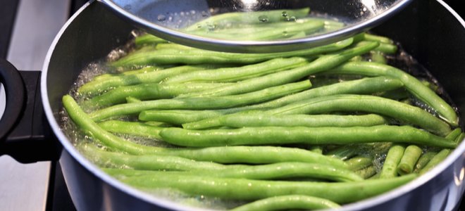 blanquear judías verdes