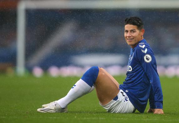 James Rodriguez, jugador del Everton