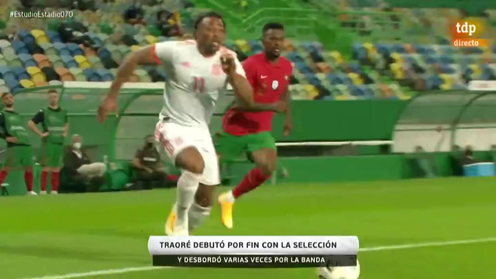Adama debuta con la selección ante Portugal Adama debuta con la selección ante Portugal