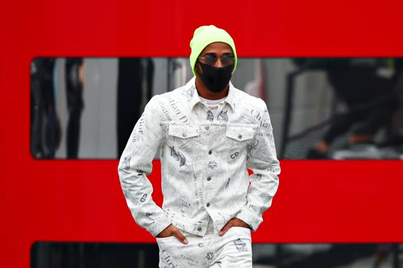 Lewis Hamilton, en el GP de Eifel de F1 2020