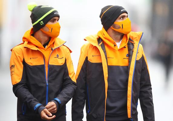 Sainz, junto a Norris en el GP de Eifel de F1 2020