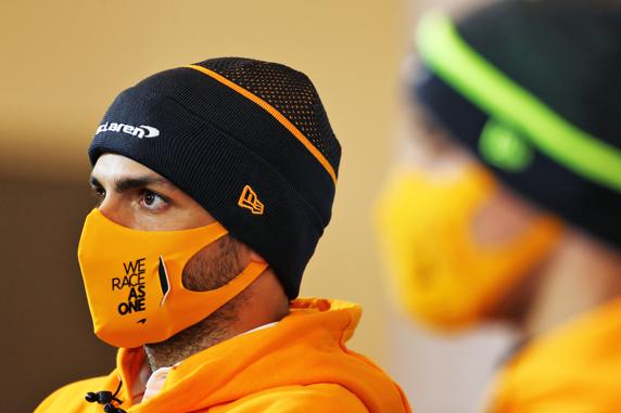 Carlos Sainz, en el GP de Eifel de F1 2020