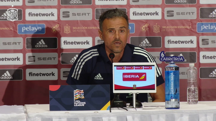 Luis Enrique felicita a Rafa Nadal Luis Enrique felicita a Rafa Nadal