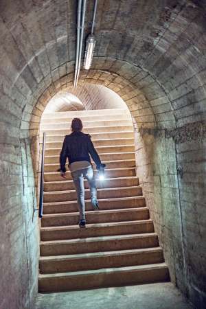 El refugio antiaéreo de la Guerra Civil, en Castellón de la Plana.