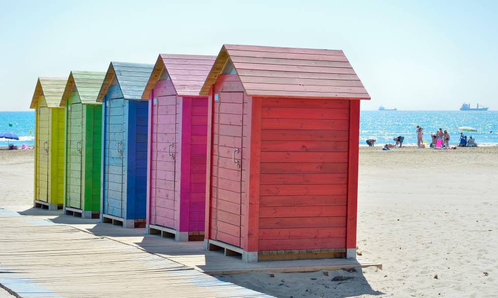 La playa del Serradal, en Castellón de la Plana.