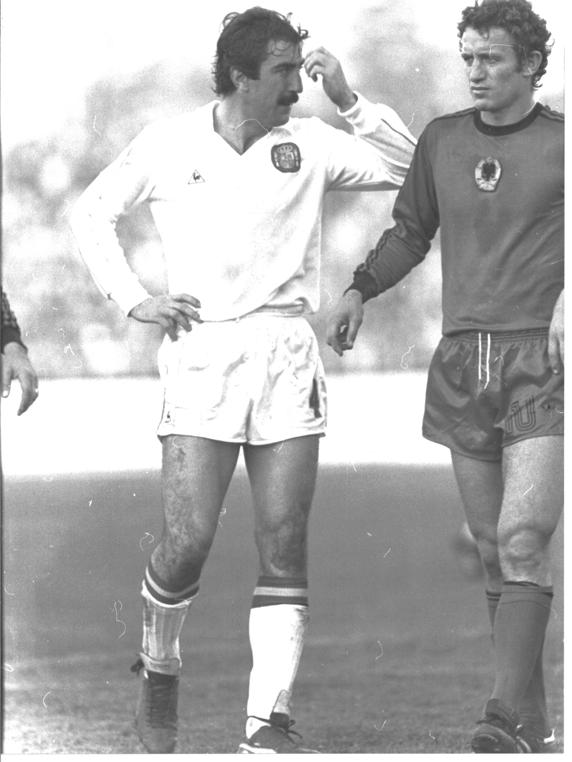 Su único gol con España, ante Albania