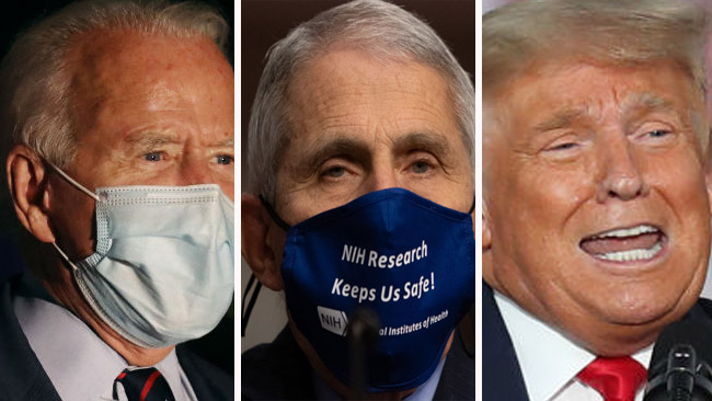 Fauci entre Biden y Trump: el demócrata, por su parte, espera que el médico “se quede”