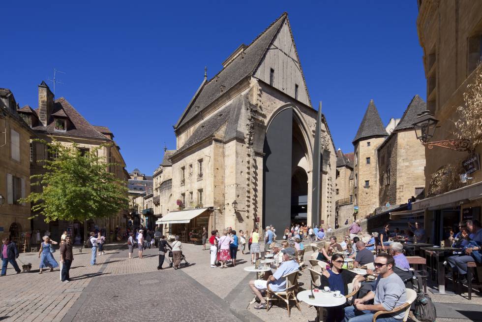 El pueblo de Sarlat-la-Canéda, en la región francesa de Périgord.