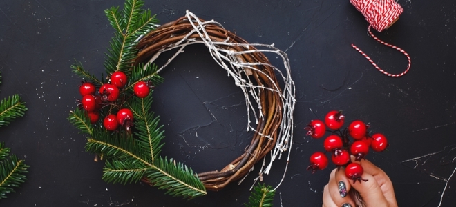 Mini ornamentos de la guirnalda de la vid |  LaNetaNeta.com