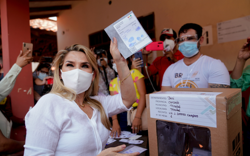 Elecciones Bolivia: Áñez pide ‘paciencia’ a los bolivianos ante la llegada de resultados electorales