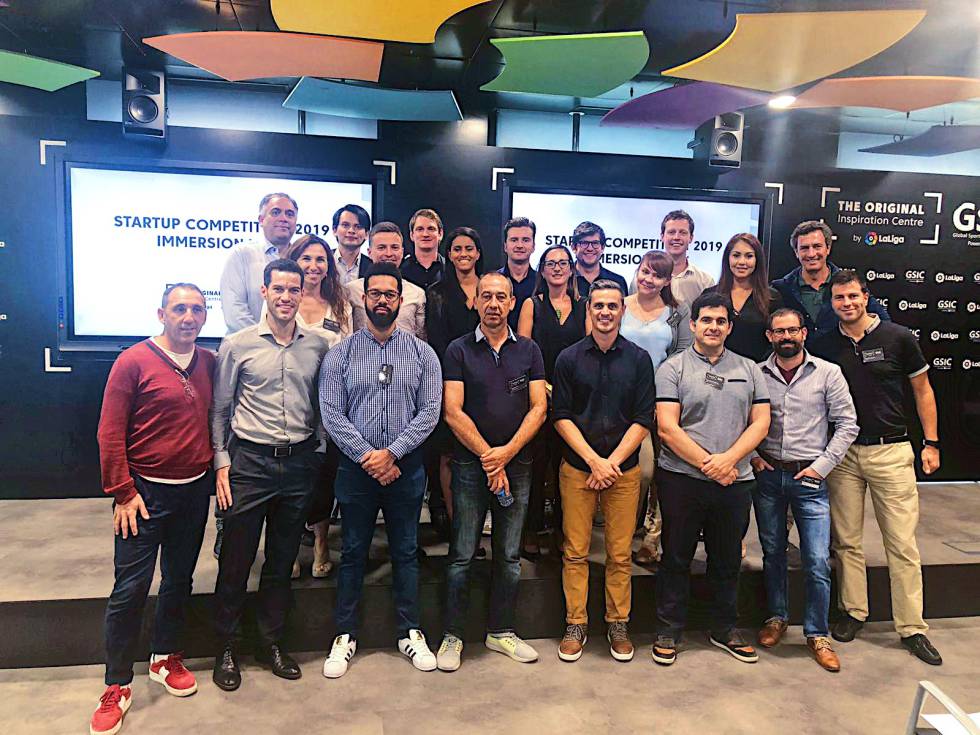 Algunos de los ganadores de la Startup Competition 2019 que organizaron LaLiga y el GSIC.